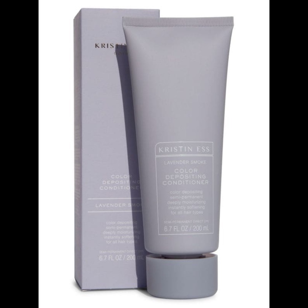 Kristin Ess Color Depositing Conditioner Lavender Smoke 6.7oz
